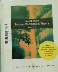 Image of Modern sociological theory. 7th ed.