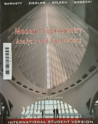 Image of Modern trigonometry: analysis and applications