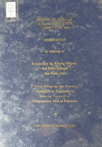 Image of Modyul sa agham 1 sa basic education curriculum 2002.