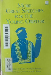 Image of More great speeches for the young orator