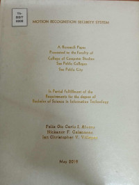 Image of Motion Recognition Security System