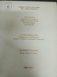 Image of Nimble: Word Game Using Trie-Based Approach