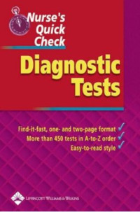 Image of Nurse's quick check diagnostic tests