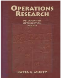 Image of Operations research deterministic optimazation models