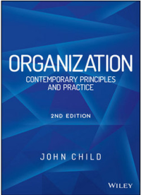 Image of Organization: contemporary principles and practice.