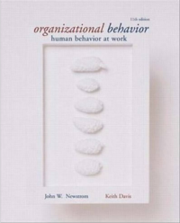 Image of Organizational behavior: human behavior at work