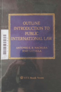 Image of Outline introduction to public international law