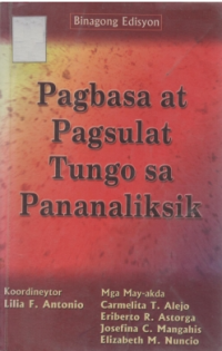Image of Pagbasa at pagsulat tungo sa pananaliksik