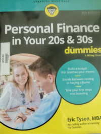 Image of Personal finance in your 20s & 30s for dummies
