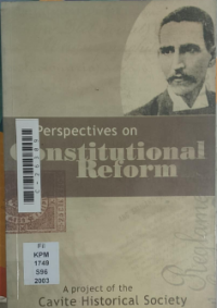 Image of Perspective on constitutiional reform
