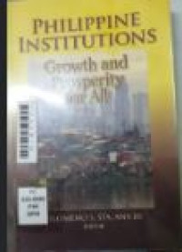 Image of Philippine institutions: growth and prosperity for all