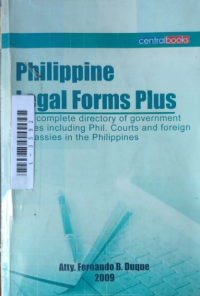 Image of Philippine legal forms plus