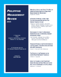 Image of Philippine Management Review