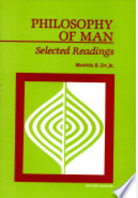 Image of Philosophy of man selected readings