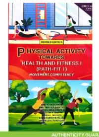 Image of Physical activity towards health fitness I
