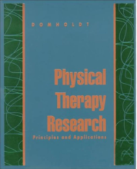 Image of Physical therapy research, Principles and applications