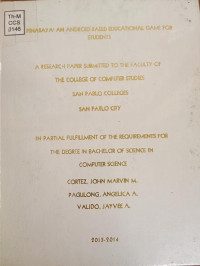 Image of Pinasaya : An Android-based Educational Game For Students