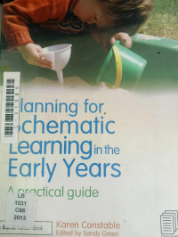 Planning for schematic learning in the early years