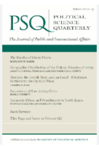 Image of Political Science Quarterly - PSQ