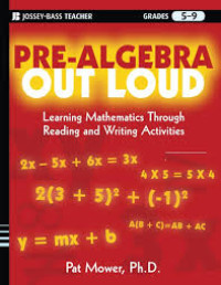 Image of Pre-Algebra out loud