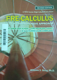 Image of Pre-Calculus A Comprehensive Approach