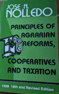Image of Principles of agrarian reforms, cooperatives and taxation