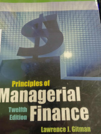 Image of Principles of managerial finance