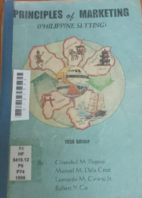 Image of Principles of marketing; Philippine setting