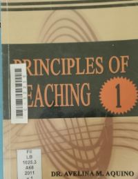 Image of Principles of teaching 1