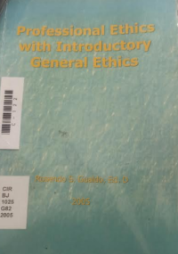 Image of Professional Ethics with Introductory General Ethics