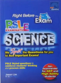 Image of PSLE examination science