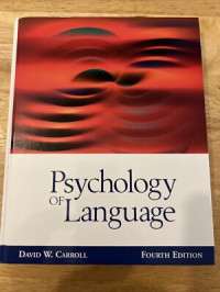 Image of Psychology of language