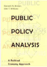 Image of Public policy analysis