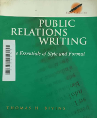 Image of Public relations writing: the essentials of style and format