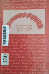 Image of Reading power quotes, passages, proverbs, verses, and riddles