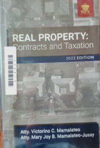 Image of Real property : contracts and taxation