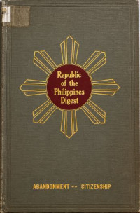 Image of Republic of the philippines digest