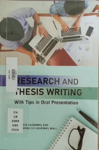 Image of Research and thesis writing with tips in oral presentation