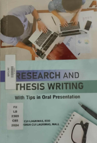 Image of Research and thesis writing with tips in oral presentation