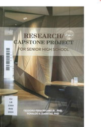 Image of Research Capstone project for senior high school