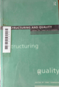 Image of Restructuring and quality issues for tomorrow's schools