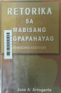 Image of Retorika sa mabisang pagpapahayag