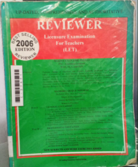 Image of Reviewer licensure examination for teachers (LET)