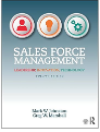 Sales force management leadership, innovation, technology