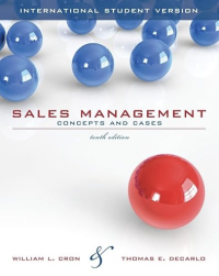 Image of Sales management concepts and cases