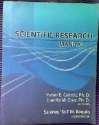 Image of Scientific research manual