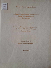 Image of SEC-U : E-security logbook system