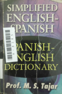 Image of Simplified English Spanish Dictionary