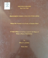 Image of Solar energy power system solutions (SEPSS).