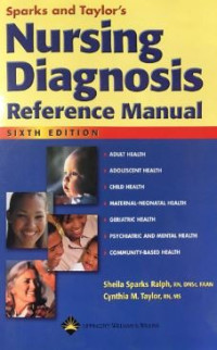Image of Sparks and Taylor's nursing diagnosis reference manual